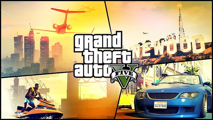 Fond d'écran Grand Theft Auto, fond d'écran numérique Grand Theft Auto Five, Grand Theft Auto V, Fond d'écran HD
