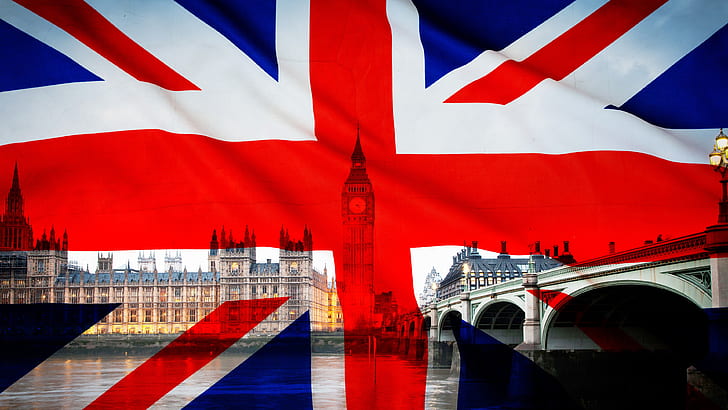 Юнион Джак - Знаме на Великобритания, HD тапет