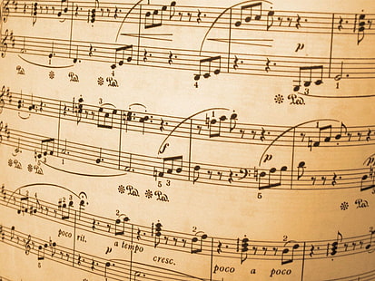 музыка музыкальные ноты бумага бас ключ линии звук символы скрипичный ключ, HD обои HD wallpaper