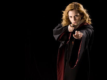 wanita, Emma Watson, Hermione Granger, aktris, Harry Potter, film, penyihir, Wallpaper HD HD wallpaper