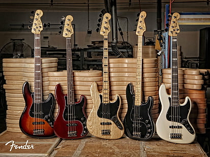 Bass, Fender, Gitarren, J-Bass, P-Bass, HD-Hintergrundbild HD wallpaper