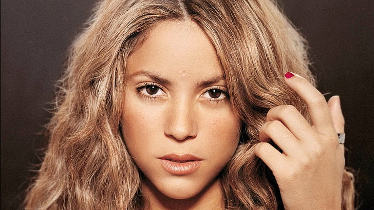 Shakira, kändis, ansikte, kvinnor, sångare, HD tapet