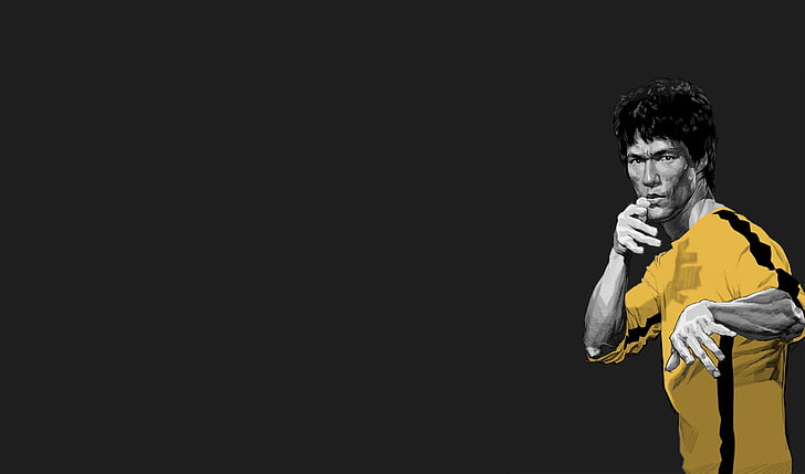 maestro, Bruce Lee, actor, Fondo de pantalla HD