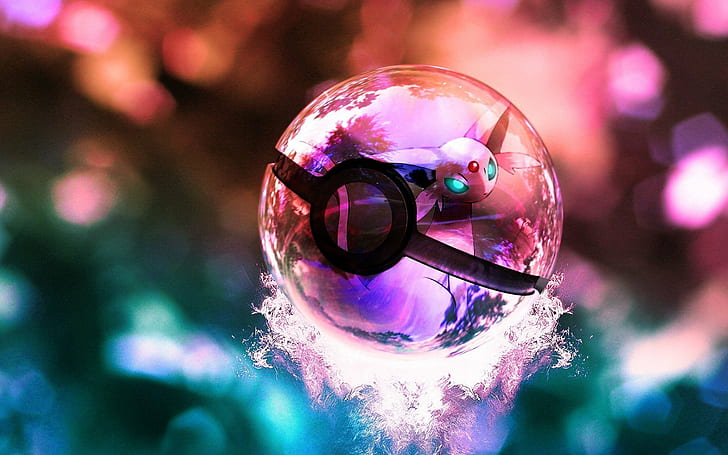 Pokémon tredje generationens espeon, HD tapet
