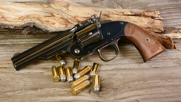 armes, arme, Revolver, Smith et Wesson Schofield modèle 3, Schofield modèle 3, Fond d'écran HD