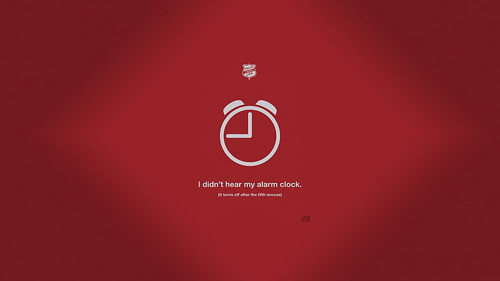 clock illustration, minimalism, humor, simple background, HD wallpaper