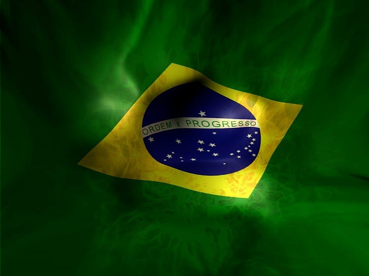 Brasil, Flag, HD wallpaper