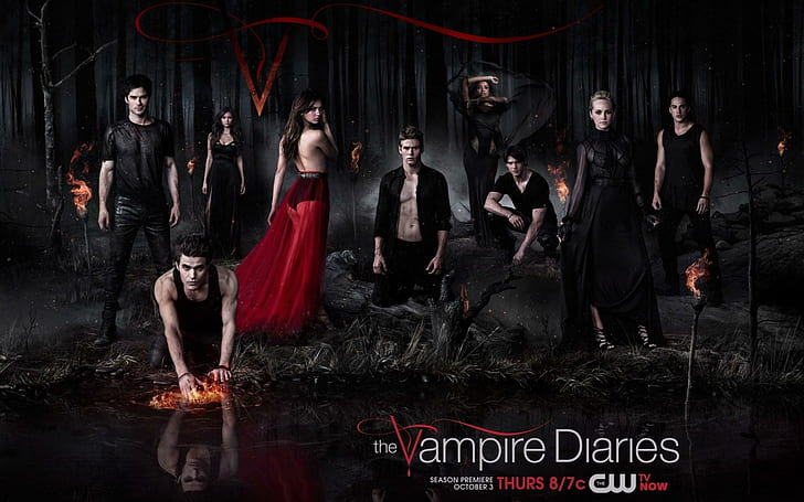 The Vampire Diaries Movie, i vampiri diaries serie tv, vampiri, diari, film, Sfondo HD