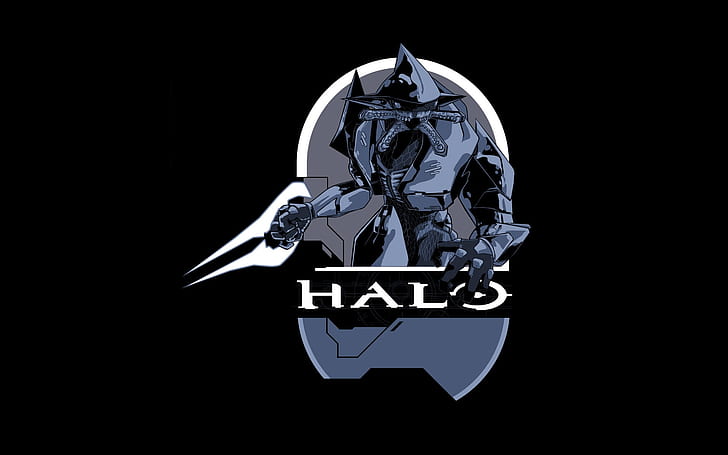 Halo Black HD, video games, black, halo, HD wallpaper | Wallpaperbetter