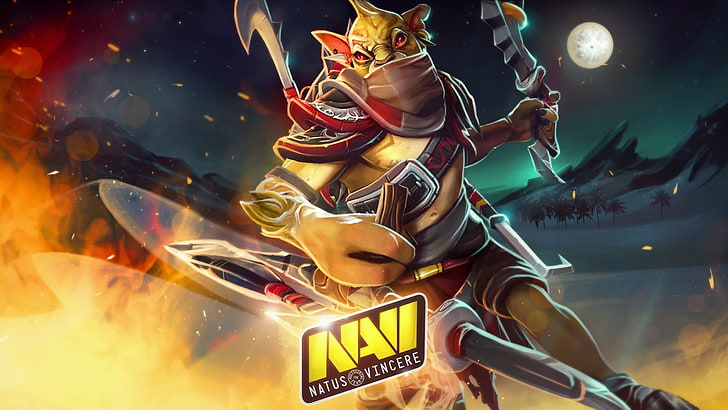 two black and red and yellow and black sports helmets, Dota 2, Loading screen, HD wallpaper