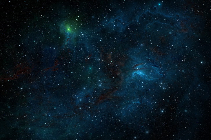 Bimasakti, ruang, nebula, lampu, pola, bintang, seni, alam semesta, placer, cahaya, berkelap-kelip, bersinar, alam semesta, Tim Barton, Wallpaper HD