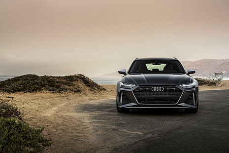 Audi, Audi RS6 Avant, Auto, Luxusauto, Silberauto, Fahrzeug, HD-Hintergrundbild HD wallpaper