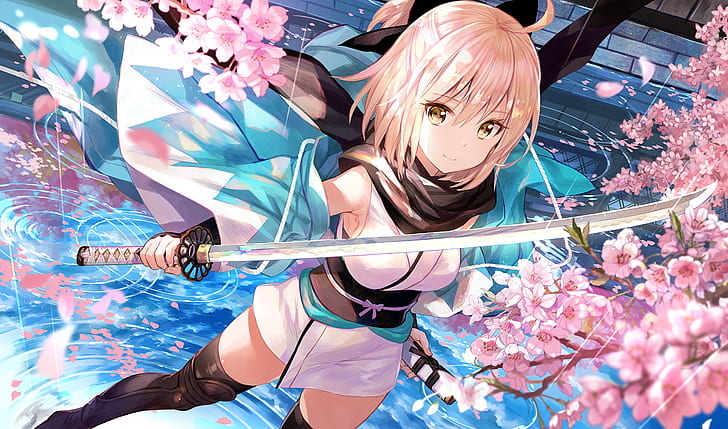 Fate Series, Fate/Grand Order, Saber (Fate Series), Sakura Saber, HD wallpaper