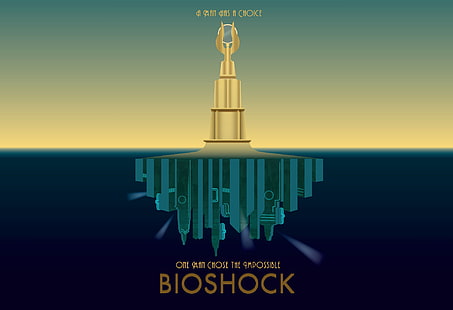 Fond d'écran Bioshock, BioShock, Rapture, mer, jeux vidéo, oeuvre d'art, Fond d'écran HD HD wallpaper