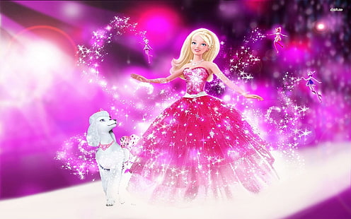 ภาพยนตร์เรื่อง Barbie & the Diamond Castle ตุ๊กตาบาร์บี้, วอลล์เปเปอร์ HD HD wallpaper