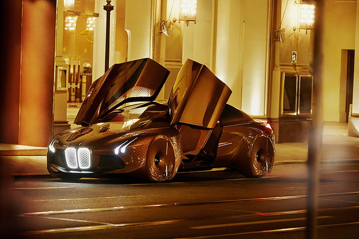 Vision Next 100, Concept Cars, BMW, HD wallpaper