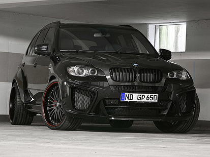สีดำ BMW X5 E70 SUV, bmw x5, bmw, สไตล์, รถยนต์, สีดำ, วอลล์เปเปอร์ HD HD wallpaper