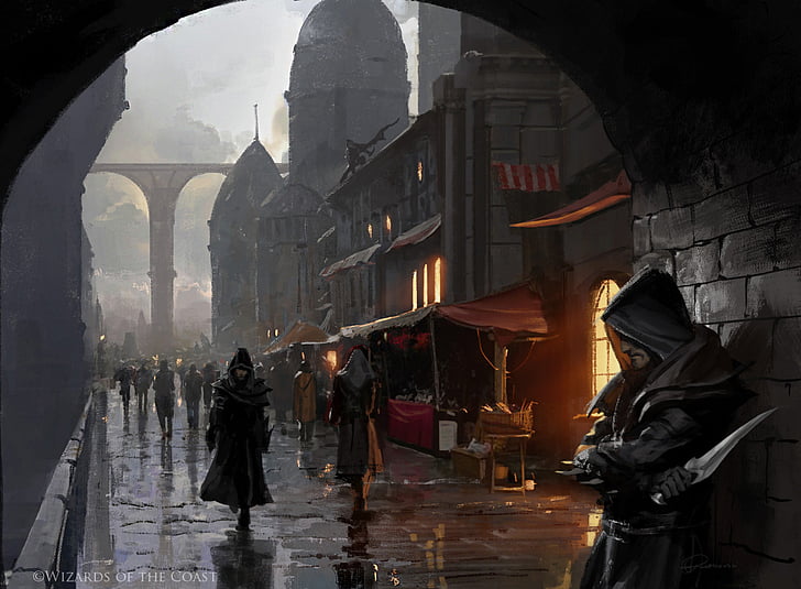 Game, Magic: The Gathering, Assassin, Dagger, HD wallpaper