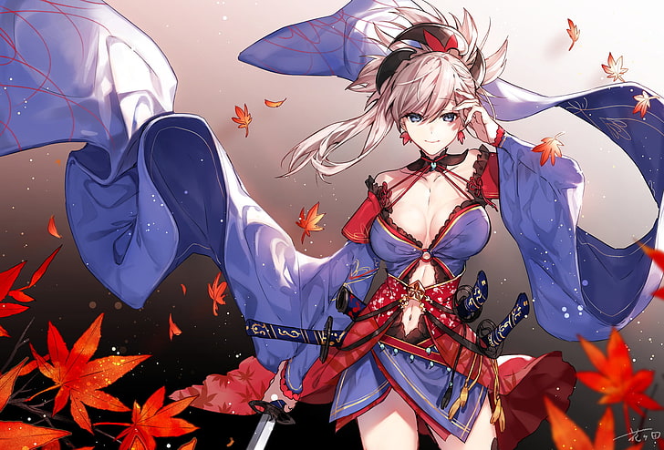 Série Fate, Fate / Grand Order, Miyamoto Musashi, Fond d'écran HD