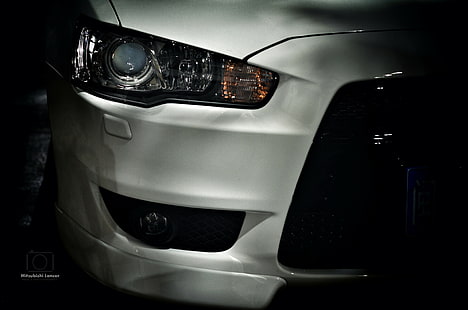auto, Mitsubishi Lancer Evolution, Sfondo HD HD wallpaper