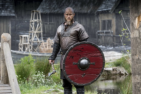 Ragnar, Ragnar Lodbrok, Vikingos, series de televisión, Vikingos (serie de televisión), Fondo de pantalla HD HD wallpaper