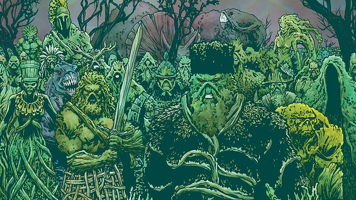 Comics, Swamp Thing, HD wallpaper