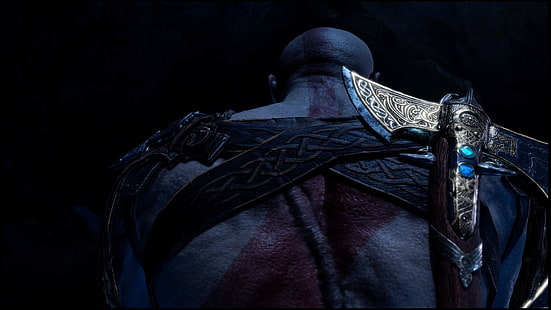 God of War, God of War (2018), Kratos, PlayStation 4, videospel, HD tapet HD wallpaper