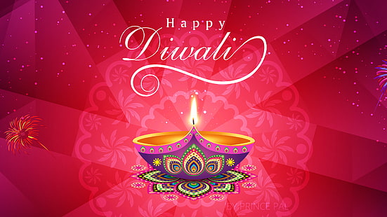 4 K, Happy Diwali, HD-Hintergrundbild HD wallpaper