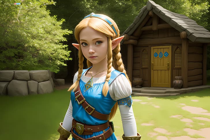 Zelda, Zelda Breath of the Wild, Nintendo, blonde, CGI, HD wallpaper