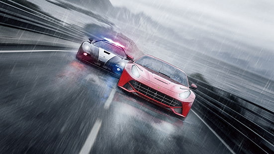 Okładka gry Need For Speed ​​Rivals, Need for Speed: Rivals, gry wideo, samochód, Tapety HD HD wallpaper