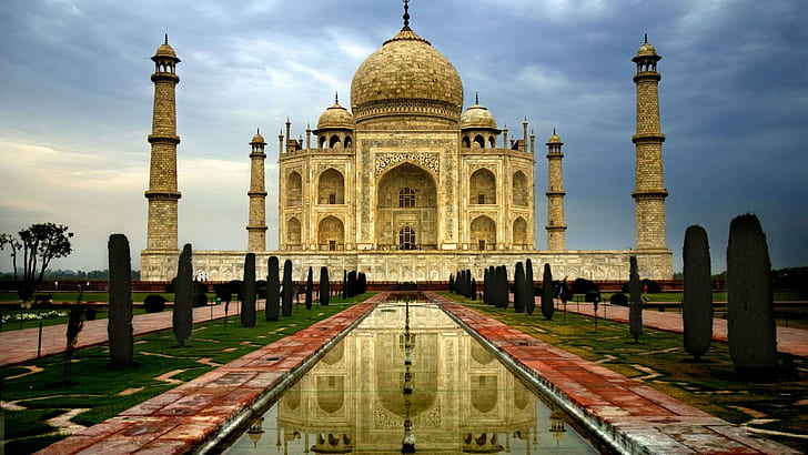 Taj Mahal Inde, mahal, inde, voyages et monde, Fond d'écran HD
