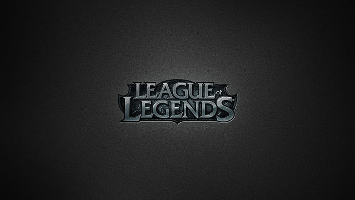 League of Legends Logo Brushed HD, blue, brushed, carbon fiber, grey, league of legends, logo, HD wallpaper