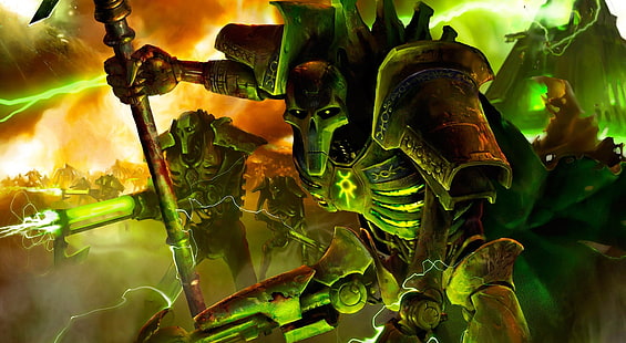 Warhammer 40k Dawn Of War Dark Crusade, Schädel Armee Tapete, Spiele, Warhammer, Dark, Dawn, Crusade, HD-Hintergrundbild HD wallpaper