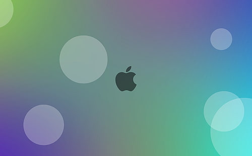 Apple Bubble 2, Computadoras, Mac, macos, apple, ios, azul, tvos, idevice, bubble, segundo, Fondo de pantalla HD HD wallpaper
