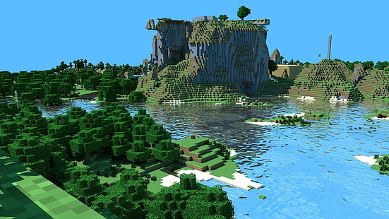 приложение для компьютерной игры, скриншот приложения для смартфона Minecraft, Minecraft, HD обои HD wallpaper