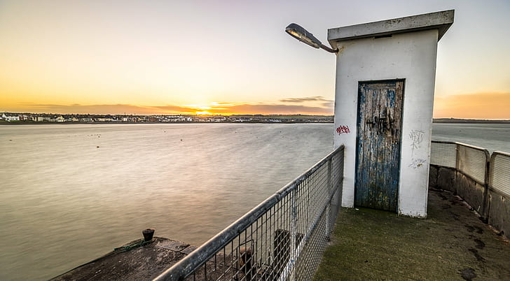 photography of white shed near sea during daytime, skerries, dublin, ireland, skerries, dublin, ireland, Sunset, Skerries, Dublin, photography, white, shed, sea, daytime, clouds, europe, geotagged, ireland, konica minolta, landscape, long exposure, photo, pier, seascape, skerries, sky, sony a7, travel, ultra wide angle, urban, weather, outdoors, beach, HD wallpaper