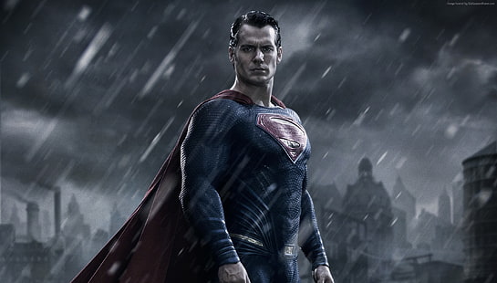 Генри Кавилл, Бэтмен против Супермена: Рассвет правосудия, Супермен, фильм, Лучшие фильмы 2015 года, HD обои HD wallpaper