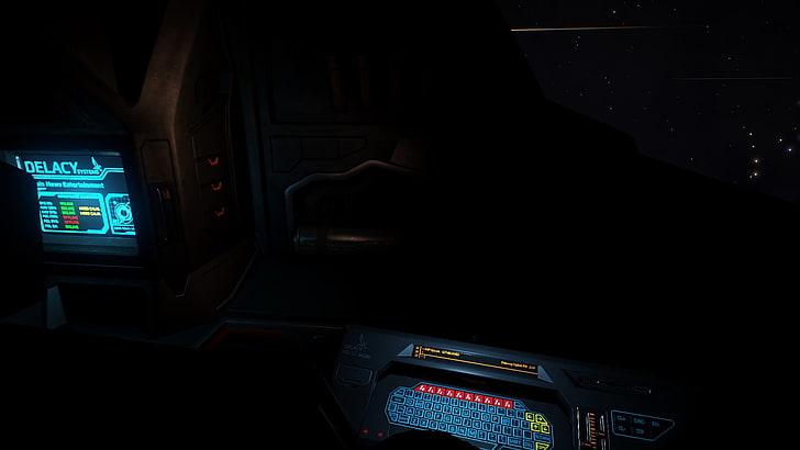 Elite: Gefährlich, Videospiele, Weltraum, Erkundung, First Person, Cockpit, HD-Hintergrundbild