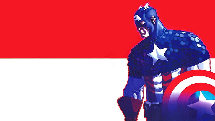 Papel de parede Capitão América, história em quadrinhos, Capitão América, HD papel de parede