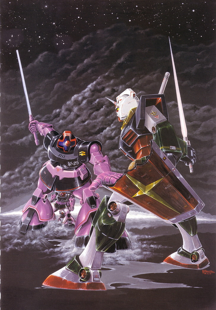 аниме, Mobile Suit Gundam, HD тапет, тапет за телефон