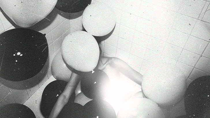 много воздушных шаров, The Weeknd, HD обои