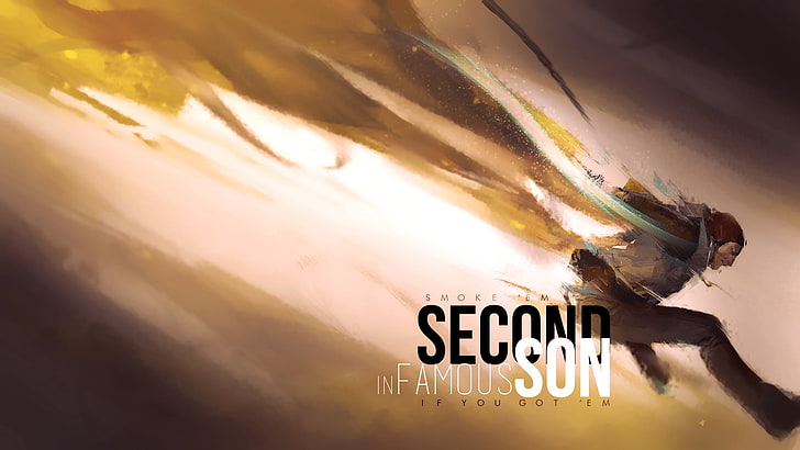 Second Son digitales Hintergrundbild, Berüchtigt: Second Son, Delsin Rowe, PlayStation, PlayStation 4, Videospiele, HD-Hintergrundbild
