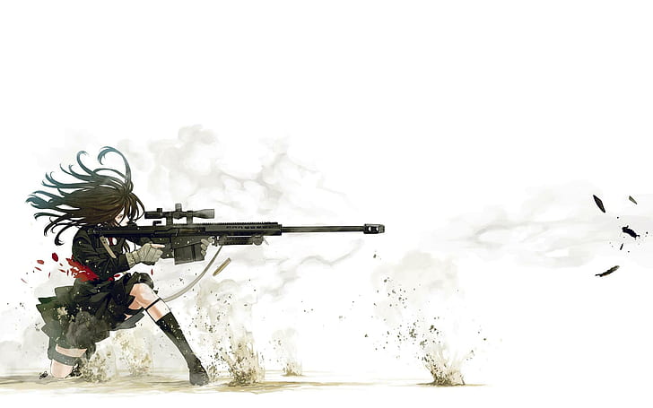 Anime Sniper, anime, sniper, Wallpaper HD