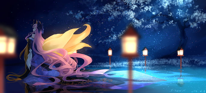 Caster (Fate / Extra), Fate-Serie, Anime Girls, HD-Hintergrundbild HD wallpaper