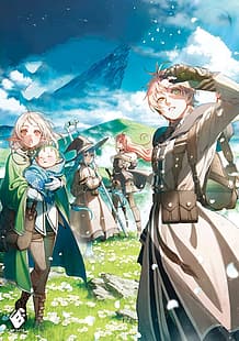 Anime, Roman, Manga, Mushoku Tensei, Rudeus Greyrat, Animejungen, HD-Hintergrundbild HD wallpaper