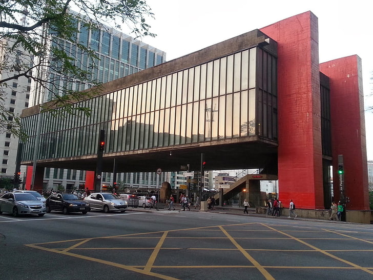 สถาปัตยกรรมศิลปะบราซิลเมืองภูมิทัศน์ masp เมโทรโพลทันสมัยพิพิธภัณฑ์เปาโลเซาในเมือง, วอลล์เปเปอร์ HD
