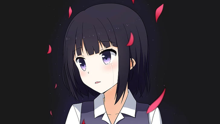 Kuzu no Honkai, chicas anime, Yasuraoka Hanabi, Fondo de pantalla HD