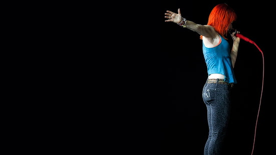 Hayley Williams, Paramore, band rock, penyanyi, wanita, selebriti, berambut merah, Wallpaper HD HD wallpaper