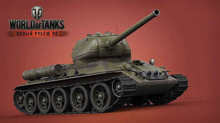 Affiche du jeu World of tanks, World of Tanks, tank, wargaming, jeux vidéo, T-34-85, Fond d'écran HD