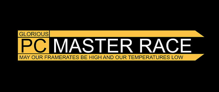 PC Master Race، خلفية HD
